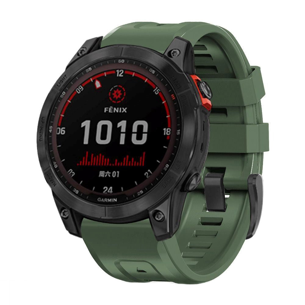 Universal Garmin 22mm QuickFit Rem Tech-Protect Icon Band Strap - Army Green