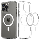 iPhone 13 Pro Spigen Ultra Hybrid Skal - MagSafe-kompatibelt - Transparent / Vit