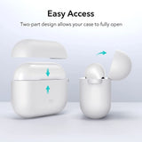 ESR Bounce Apple AirPods (3 Gen.) Silikonfodral m. CARABINER - Vit