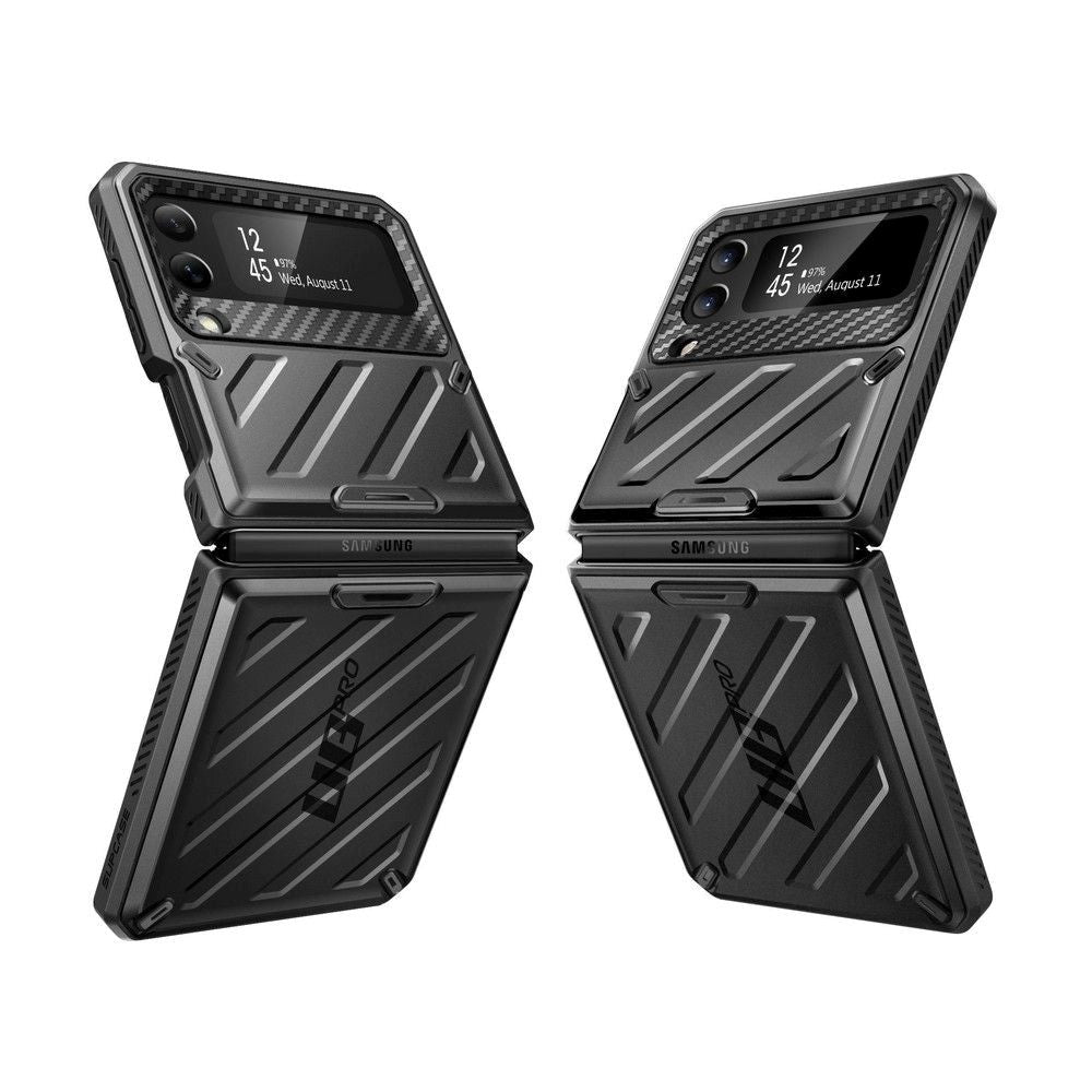 Samsung Galaxy Z Flip4 (5G) Tåligt Skal SUPCASE Unicorn Beetle Pro - Black