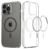 iPhone 13 Pro Max Spigen Ultra Hybrid Skal - MagSafe-kompatibelt - Transparent / Grå