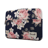 MacBook 15" / Laptop 15.6" Canvaslife Sleeve (37.5 x 26.5 cm) - Navy Rose