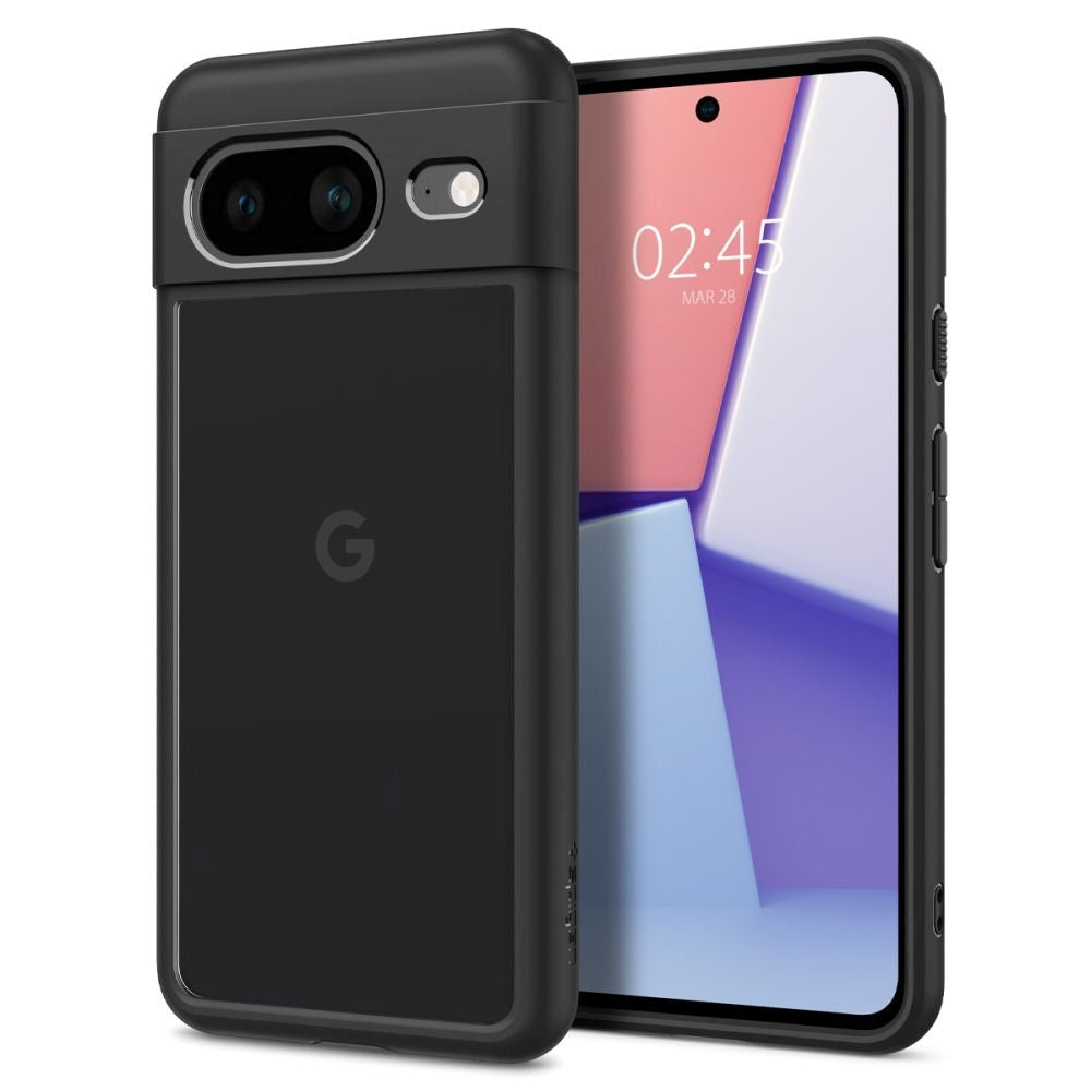 Google Pixel 8 Spigen Ultra Hybrid Skal - Genomskinlig / Svart