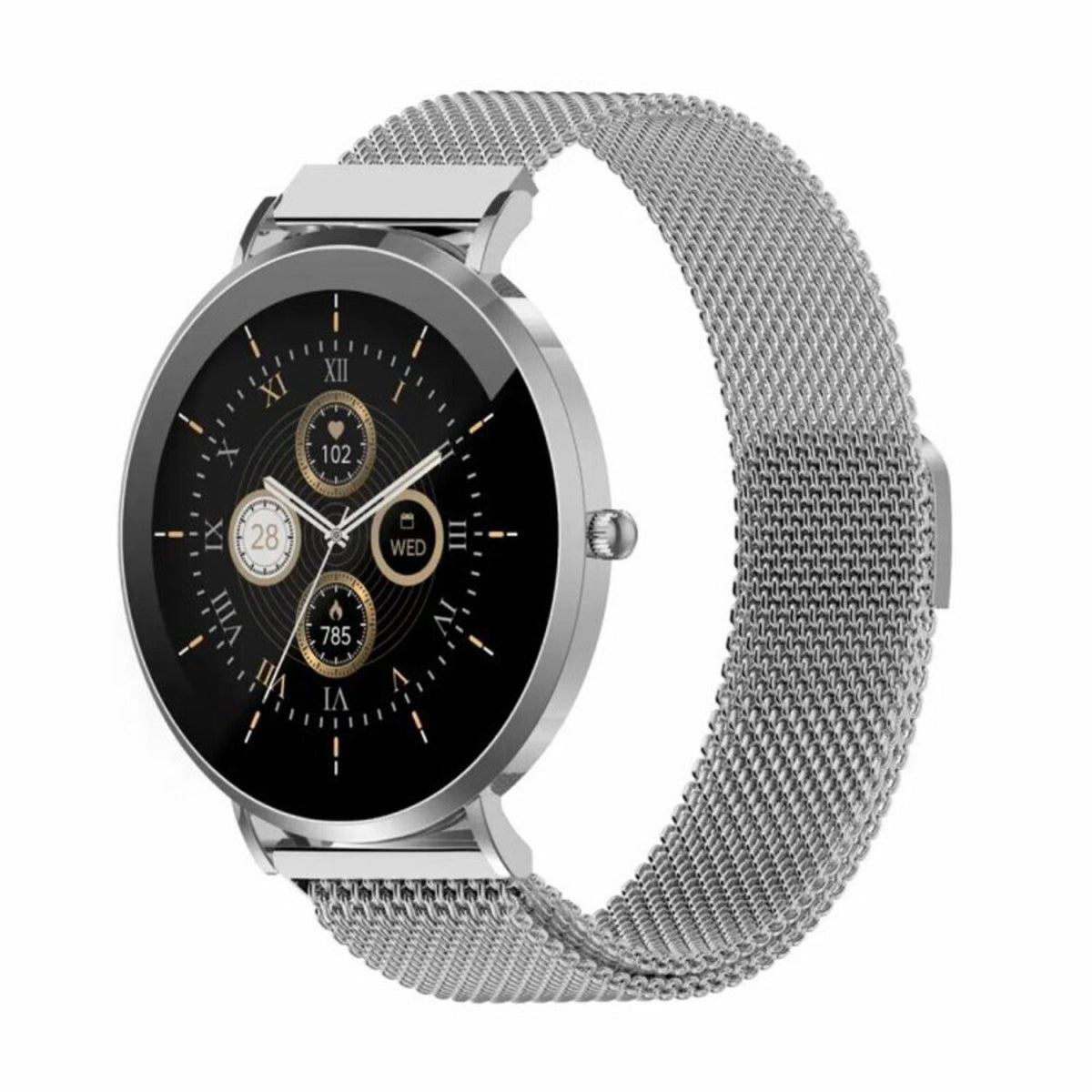 Denver SWC-394S Bluetooth Smartklocka m. Hälsospårning - Silver