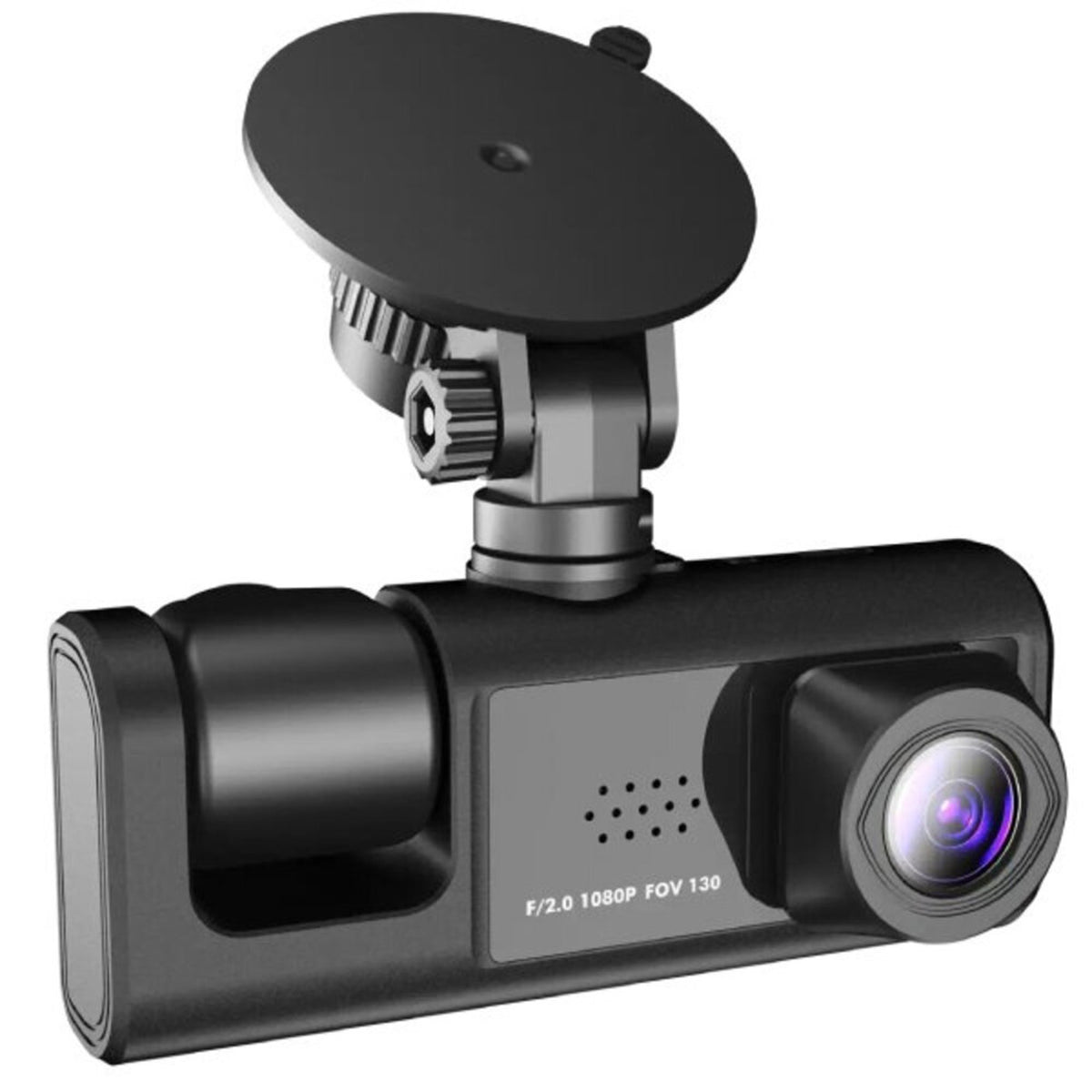 Denver CCW-2745 Wi-Fi Dashcam m. Dubbel Kamera - Svart