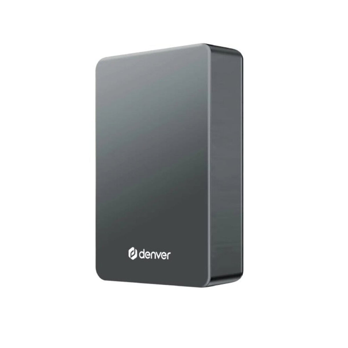Denver PQCW-10015 Magnetisk Trådlös PowerBank - 15W / 10.000 mAh - MagSafe Kompatibel - Grå