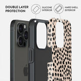 iPhone 15 Pro Burga Tough Fashion Skal - MagSafe Kompatibel - Almond Latte