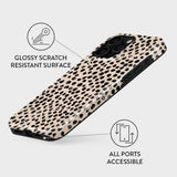iPhone 15 Pro Burga Tough Fashion Skal - MagSafe Kompatibel - Almond Latte