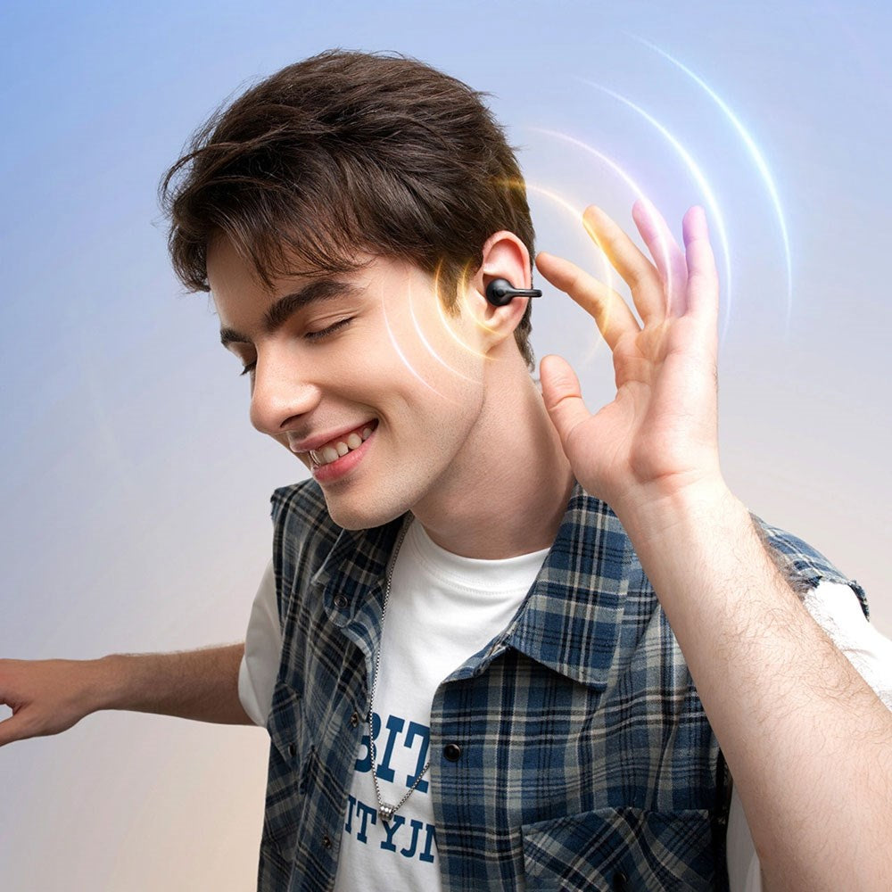Baseus Bass BC1 Clip True Wireless Hörlurar - Open-Ear - Svart