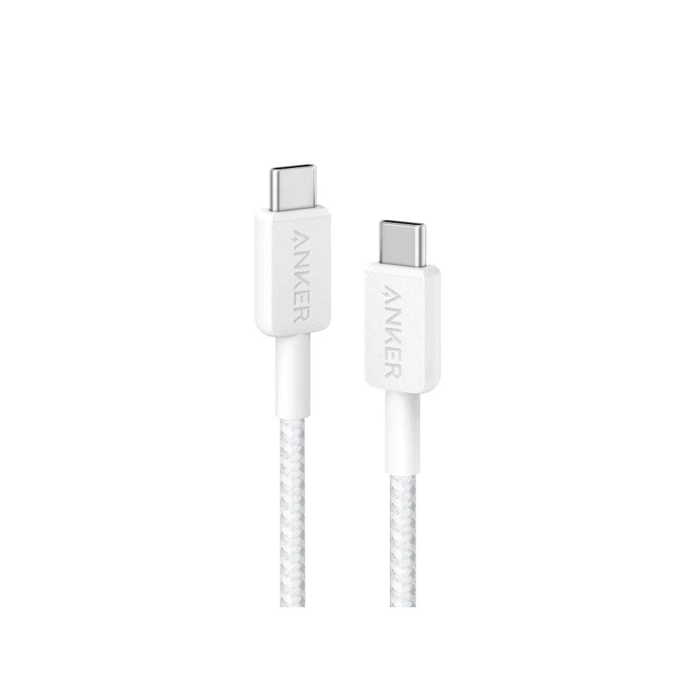 Anker 322 USB-C till USB-C Kabel - 0.9m - Vit