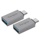 Targus USB-C till USB-A Adapter - 2 st - Silver
