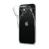 iPhone 12 Mini Spigen Liquid Crystal Skal - Transparent