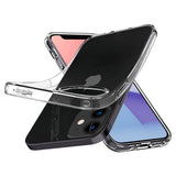 iPhone 12 Mini Spigen Liquid Crystal Skal - Transparent