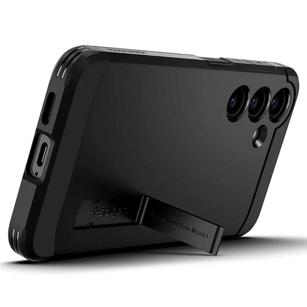 Samsung Galaxy S24+ (Plus) Spigen Tough Armor Skal med Stativfunktion - Svart