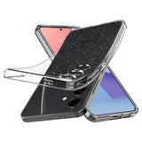 Samsung Galaxy S24 Spigen Liquid Crystal Skal - Transparent / Glitter