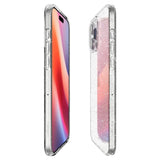 iPhone 16 Pro Max Spigen Liquid Crystal Glitter Skal - Genomskinlig