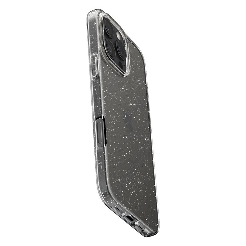 iPhone 16 Pro Spigen Liquid Crystal Glitter Skal - Genomskinlig