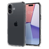 iPhone 16 Spigen Crystal Hybrid Skal - Genomskinlig