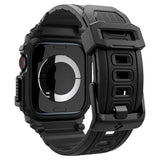 Spigen Rugged Armour Pro Apple Watch (38/40/SE/41/42mm) Rem m. Skal - Svart