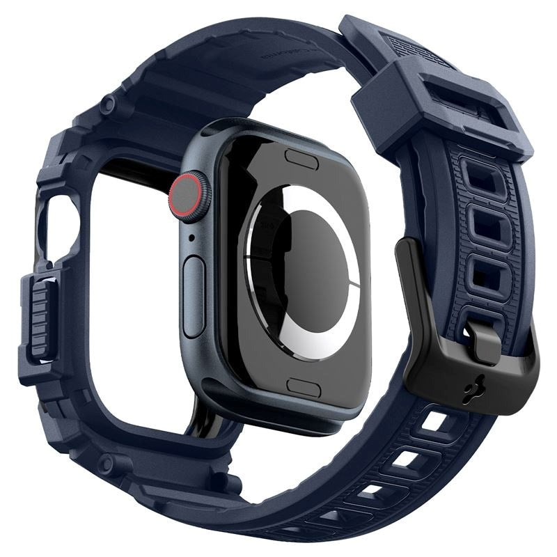 Spigen Rugged Armour Pro Apple Watch (38/40/SE/41/42mm) Rem m. Skal - Blå