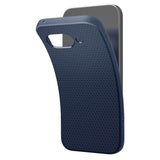 Google Pixel 9a Spigen Liquid Air - Flexibelt Plast Skal - Blå