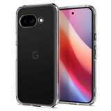 Google Pixel 9a Spigen Hybrid Crystal Clear Skal - Genomskinlig