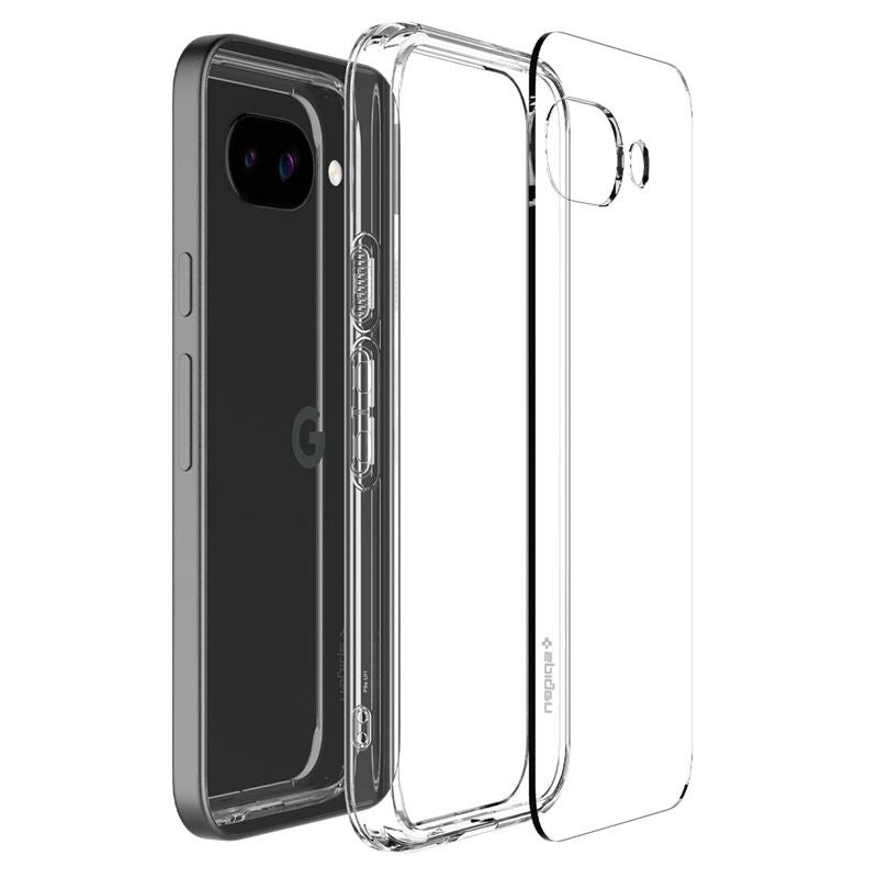 Google Pixel 9a Spigen Hybrid Crystal Clear Skal - Genomskinlig