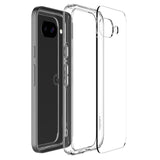 Google Pixel 9a Spigen Hybrid Crystal Clear Skal - Genomskinlig