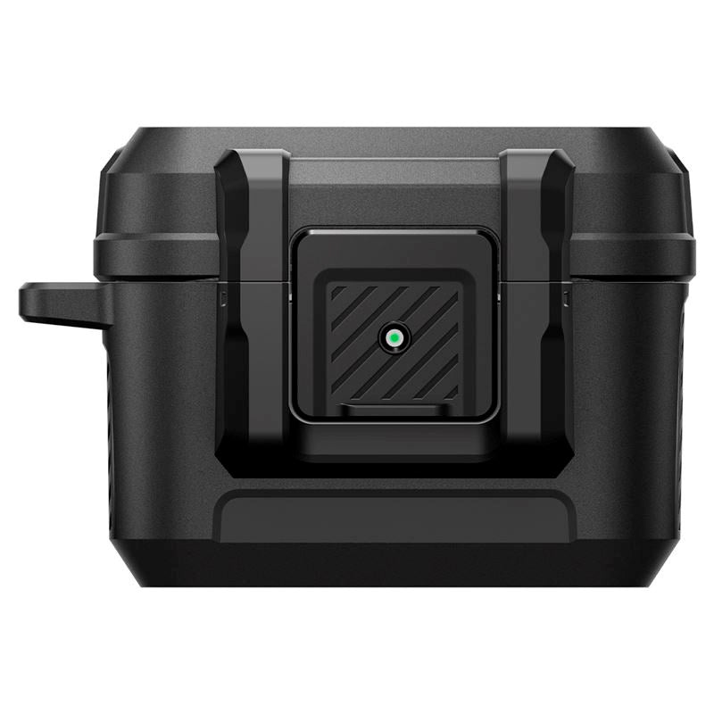 Apple AirPods Pro (3. gen.) Spigen Lock Fit Skal - Matte Black