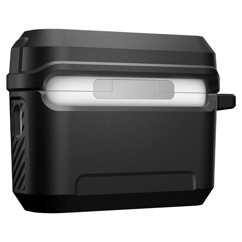 Apple AirPods Pro (3. gen.) Spigen Lock Fit Skal - Matte Black