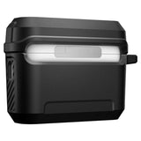 Apple AirPods Pro (3. gen.) Spigen Lock Fit Skal - Matte Black