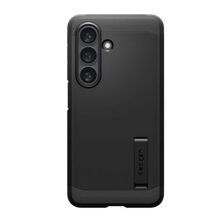 Samsung Galaxy S26+ (Plus) Spigen Tough Armor Hybrid Skal m. Stativfunktion - MagSafe Kompatibel - Svart