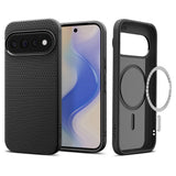 Google Pixel 11 Pro Spigen Liquid Air Skal - MagSafe Kompatibel - Svart