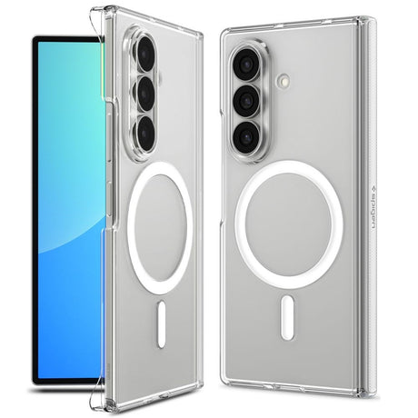 Samsung Galaxy Z Fold8 Ultra Spigen Air Skin Zero Cover - MagSafe Kompatibel - Genomskinlig / Vit