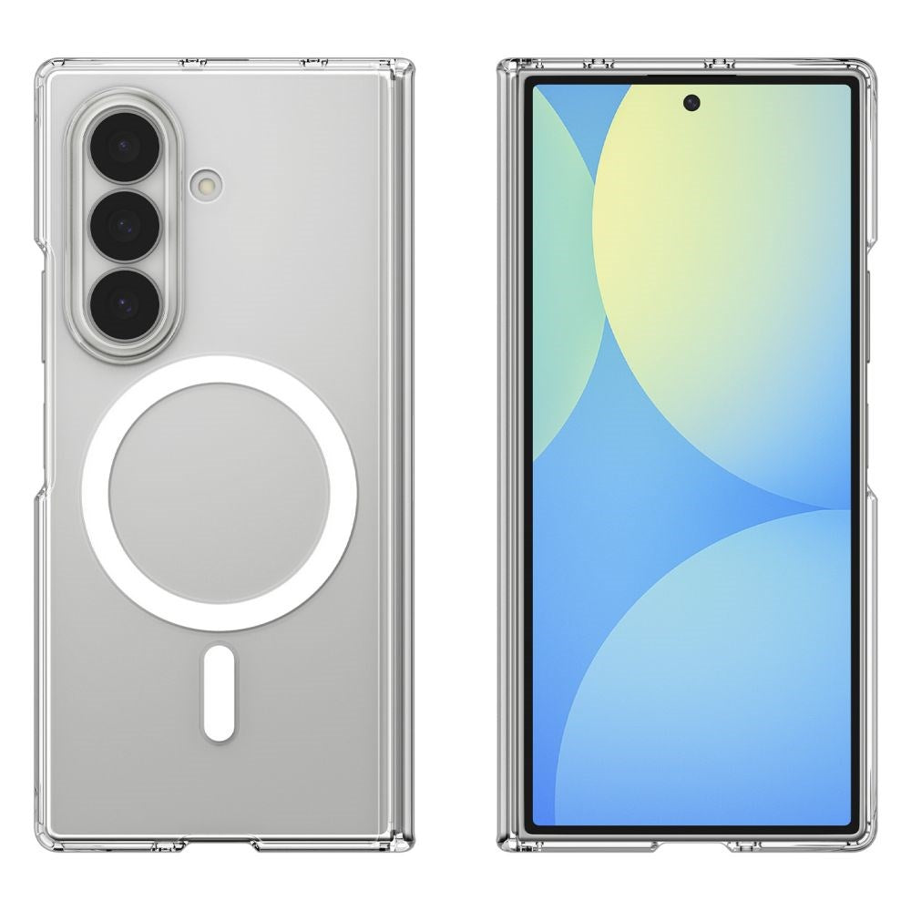 Samsung Galaxy Z Fold8 Ultra Spigen Air Skin Zero Cover - MagSafe Kompatibel - Genomskinlig / Vit