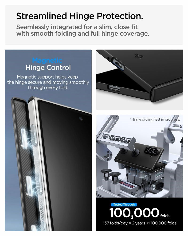 Samsung Galaxy Z Fold8 Spigen Air Fit Pro Skal - MagSafe Kompatibel - Svart