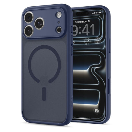 iPhone 18 Pro Max / 17 Pro Max Spigen Ultra Hybrid Skal - MagSafe Kompatibel - Matt Blå