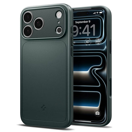 iPhone 18 Pro / 17 Pro Spigen Thin Fit Skal - MagSafe Kompatibel - Grön