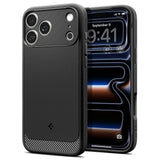 iPhone 18 Pro / 17 Pro Spigen Rugged Armor Skal - MagSafe Kompatibel - Svart