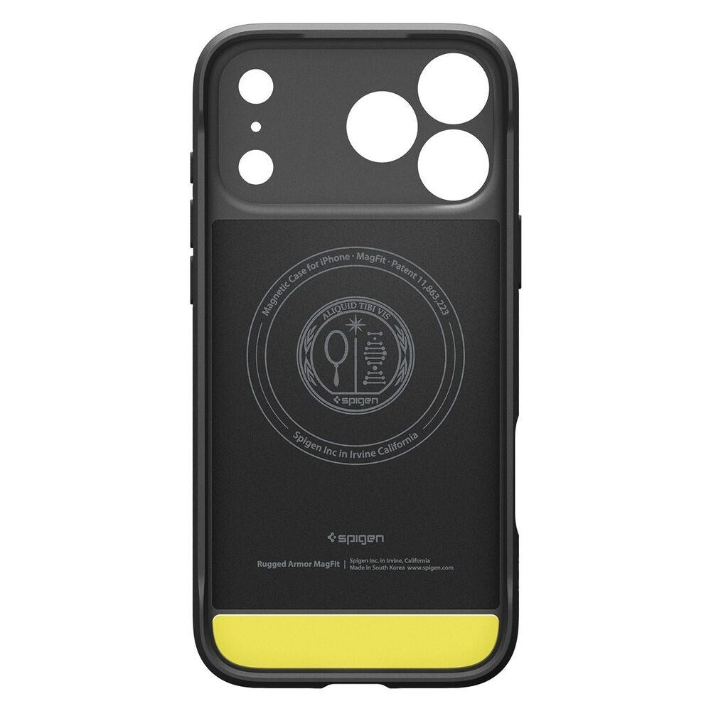 iPhone 18 Pro / 17 Pro Spigen Rugged Armor Skal - MagSafe Kompatibel - Svart