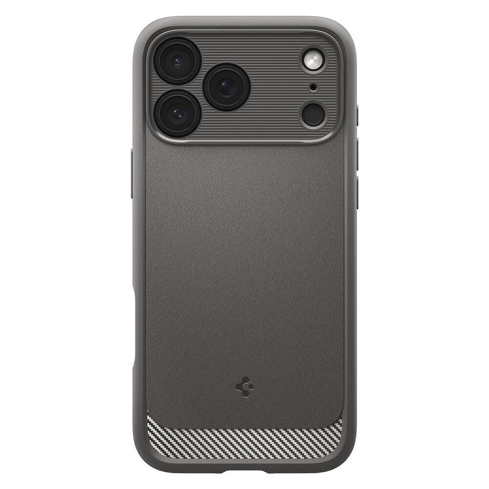 iPhone 18 Pro / 17 Pro Spigen Rugged Armor Skal - MagSafe Kompatibel - Grå