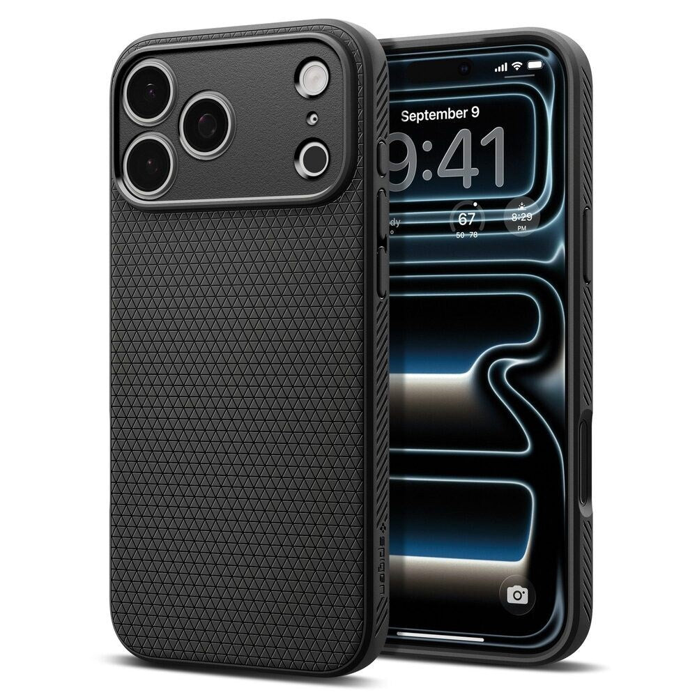 iPhone 18 Pro Max / 17 Pro Max Spigen Liquid Air Skal - Svart