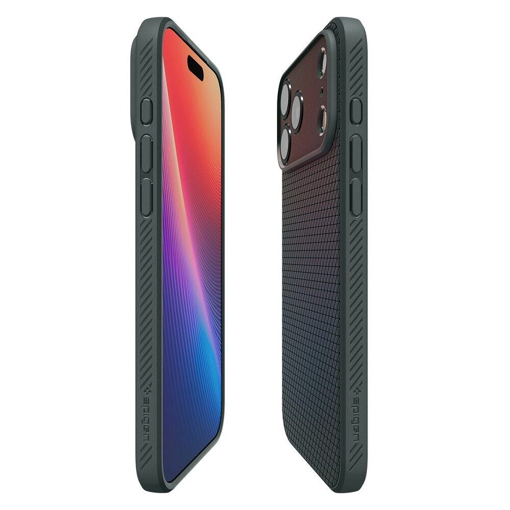 iPhone 18 Pro / 17 Pro Spigen Liquid Air Skal - Grön