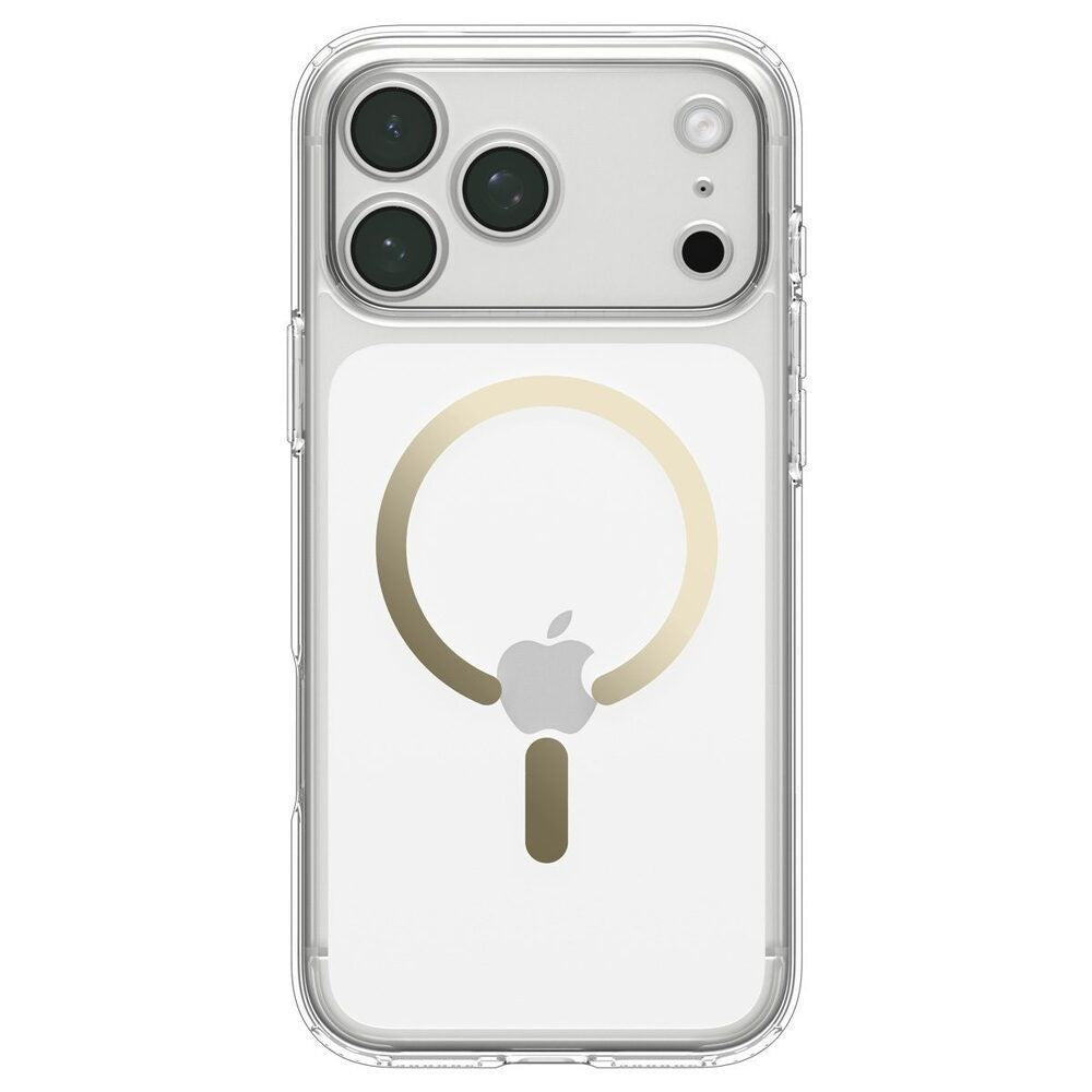 iPhone 18 Pro Max / 17 Pro Max Spigen Ultra Hybrid Skal - MagSafe Kompatibel - Genomskinlig / Guld