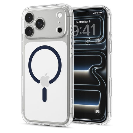 iPhone 18 Pro Max / 17 Pro Max Spigen Ultra Hybrid Skal - MagSafe Kompatibel - Genomskinlig / Blå