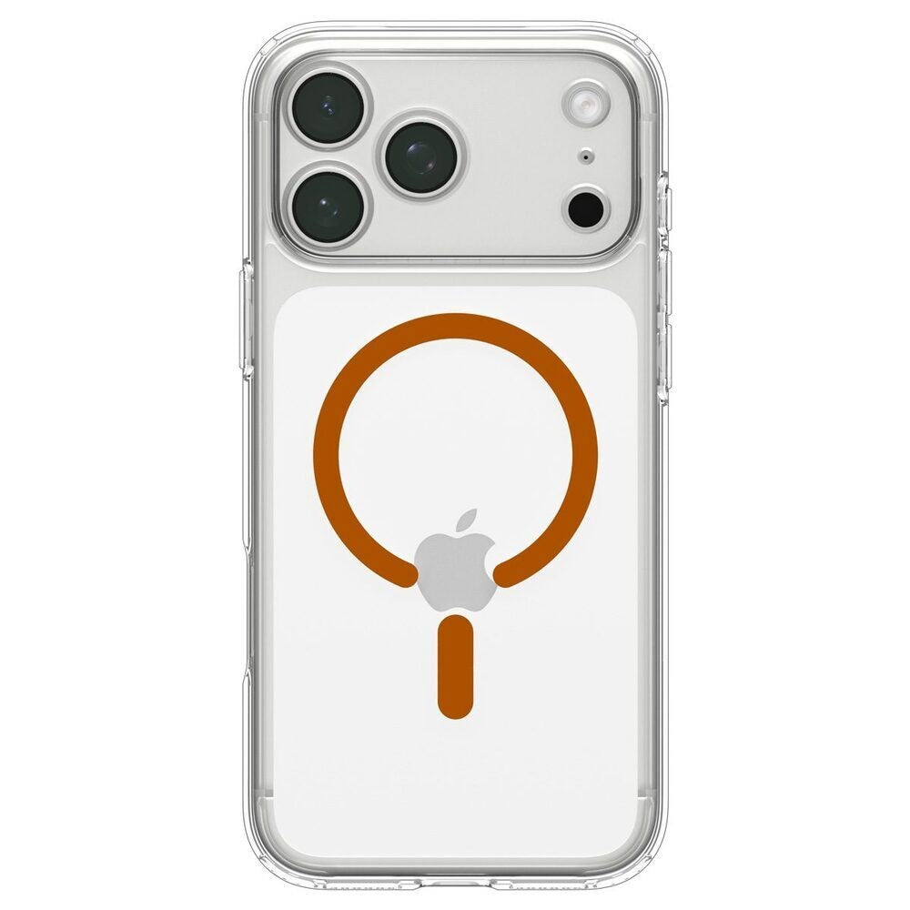 iPhone 18 Pro Max / 17 Pro Max Spigen Ultra Hybrid Skal - MagSafe Kompatibel - Genomskinlig / Orange