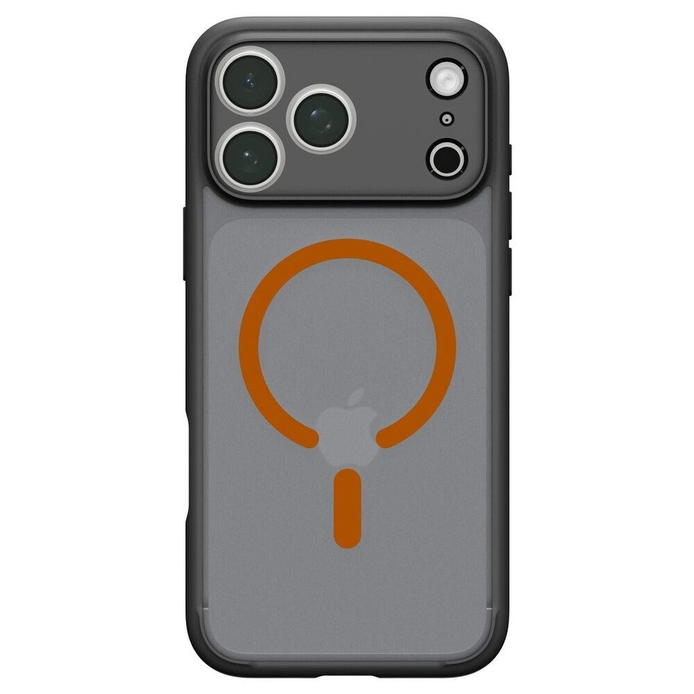 iPhone 18 Pro Max / 17 Pro Max Spigen Ultra Hybrid Skal - MagSafe Kompatibel - Matt Svart / Orange