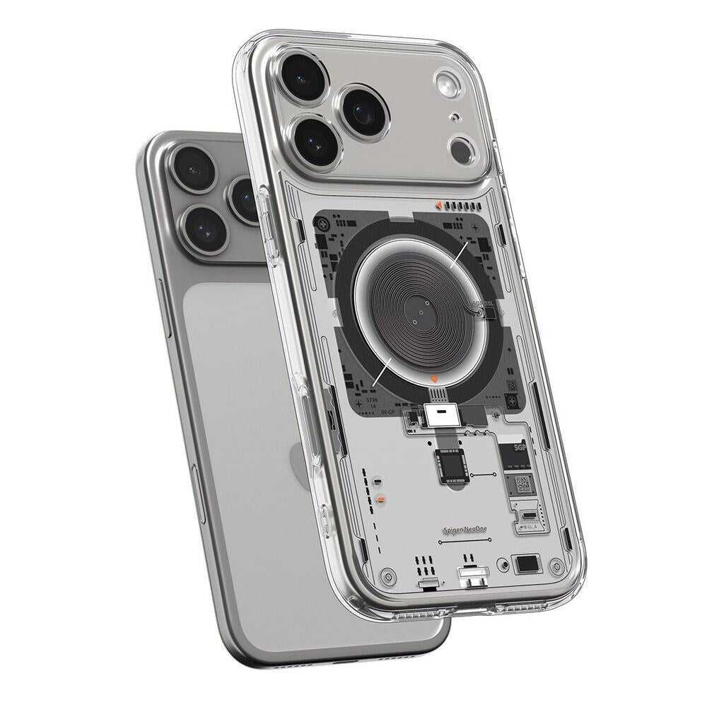 iPhone 18 Pro / 17 Pro Spigen Ultra Hybrid Skal - MagSafe Kompatibel - Genomskinlig / Svart