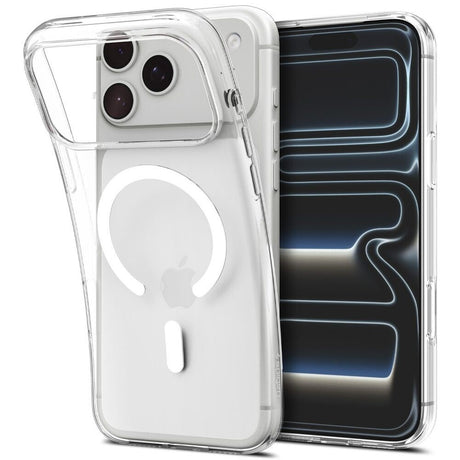 iPhone 18 Pro Max / 17 Pro Max Spigen Liquid Crystal Skal - MagSafe Kompatibel - Genomskinlig