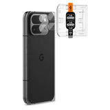 Spigen Härdat Glas Kameralinsskydd - Google Pixel 9 Pro Fold - 2 Pack - Genomskinlig